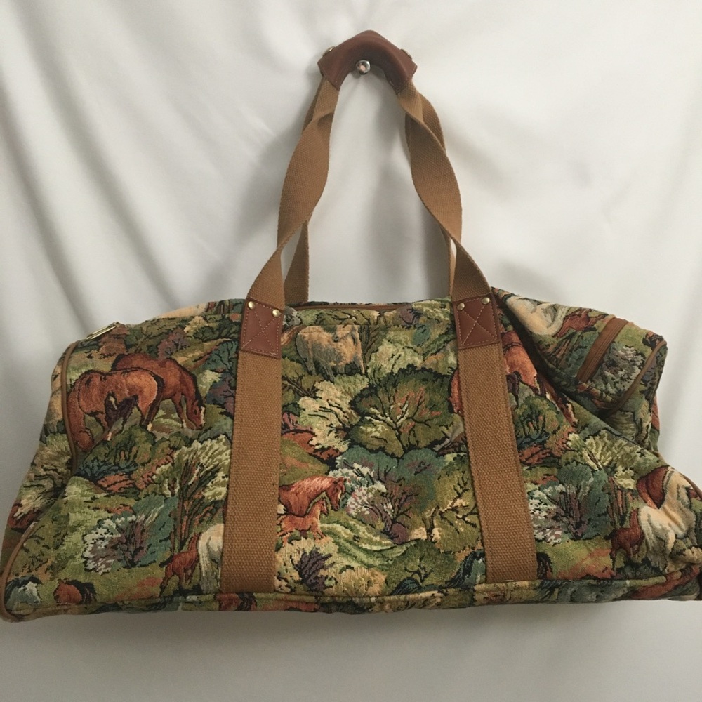 Horse Tapestry Duffle Bag Large Luggage